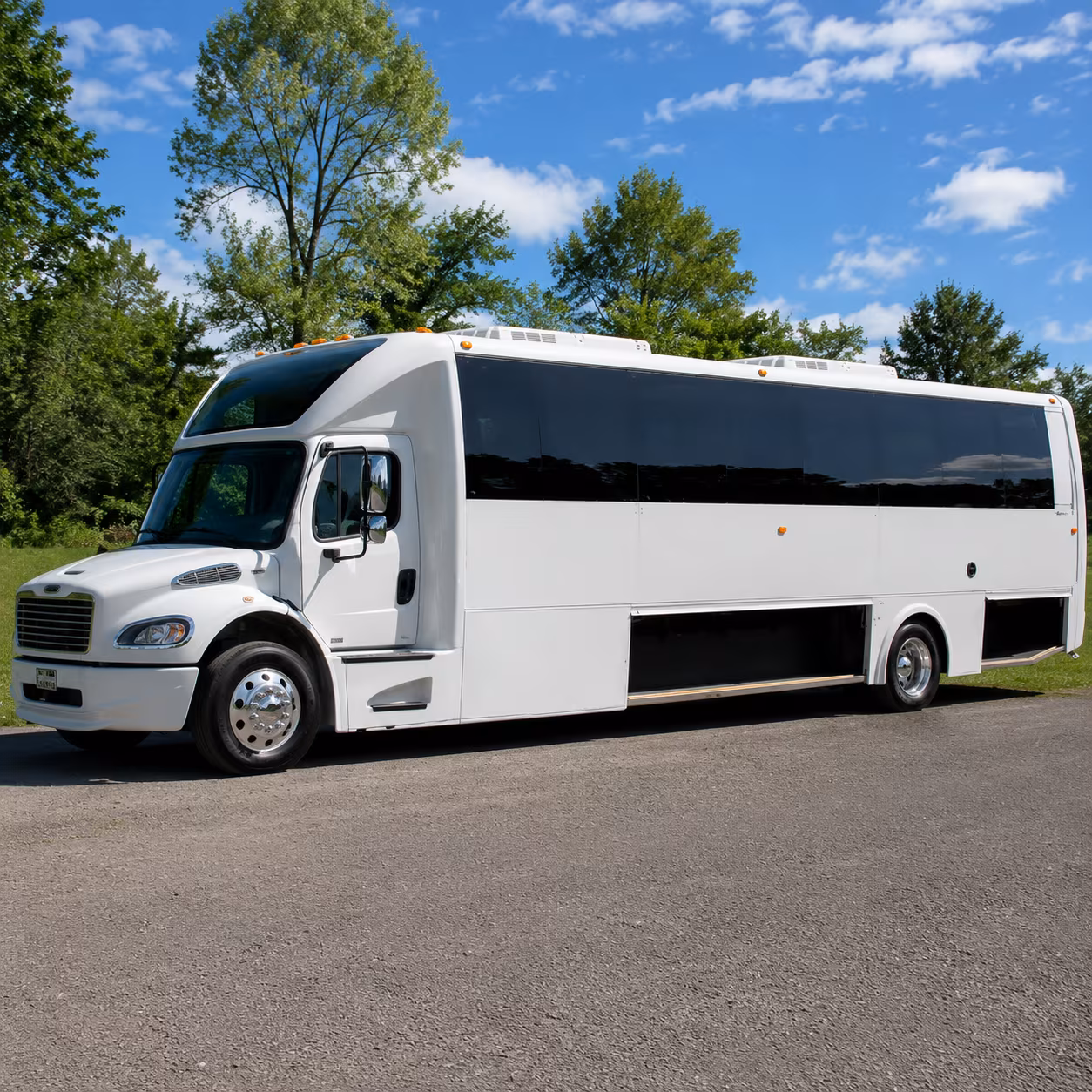 Orlando Bachelor & Bachelorette Transportation party bus exterior