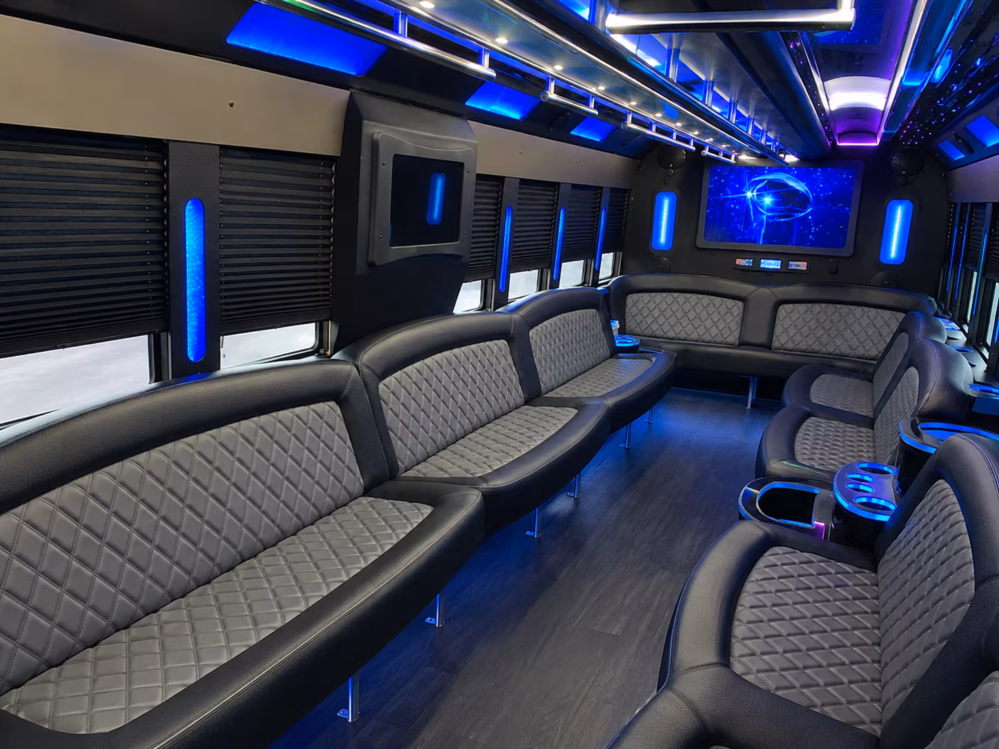 Orlando Bachelor & Bachelorette Transportation onboard seating