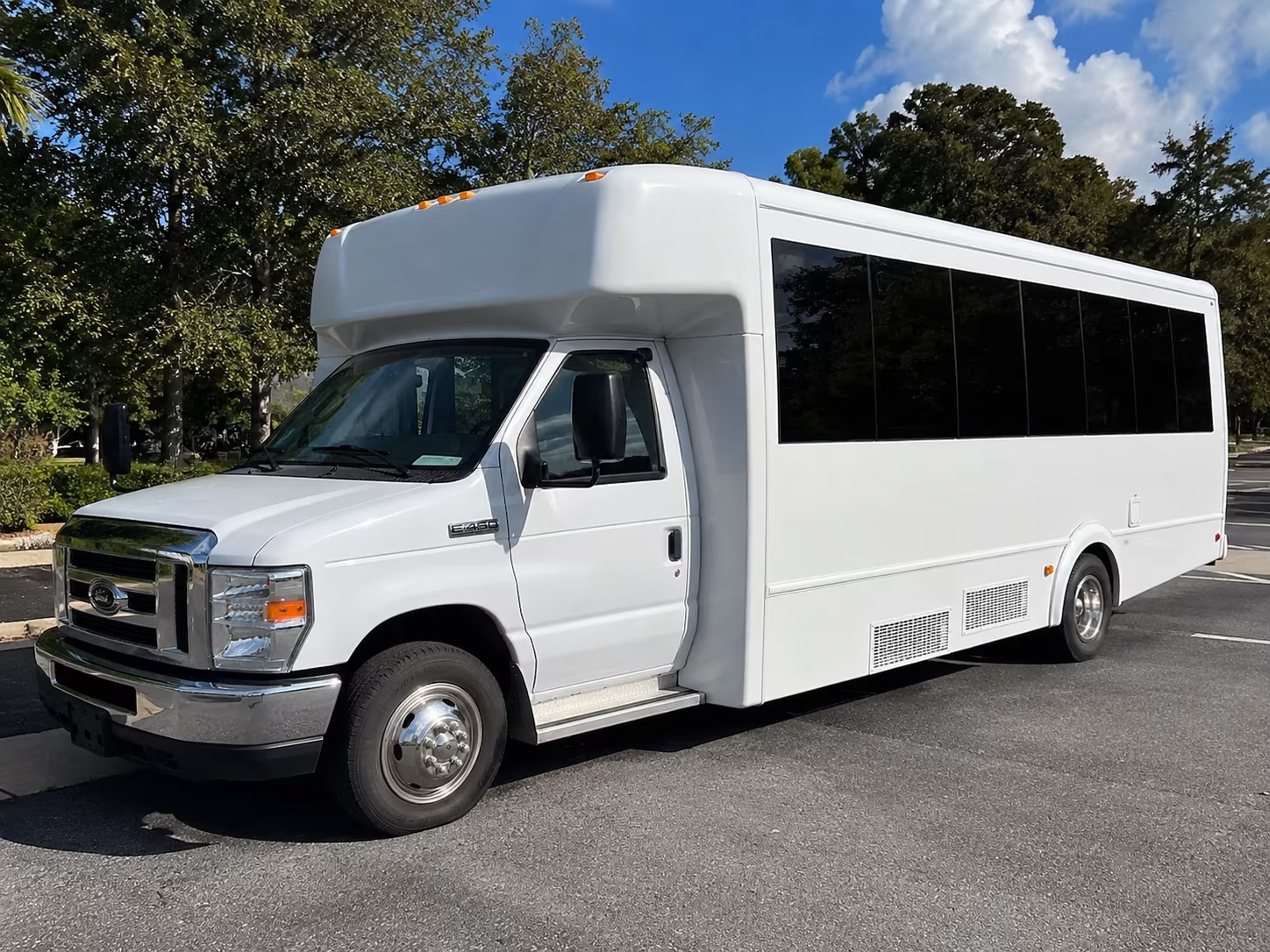 Orlando Bachelor & Bachelorette Transportation party bus exterior