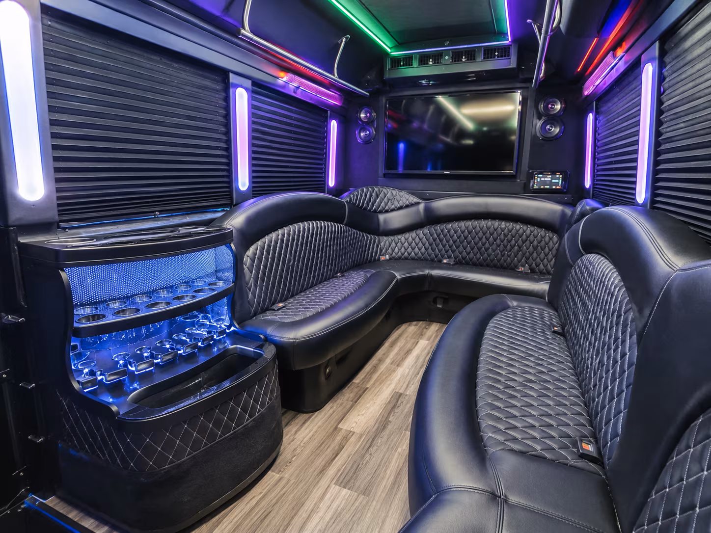 Orlando Birthday, Sweet 16, & Quinceañera Transportation party bus exterior