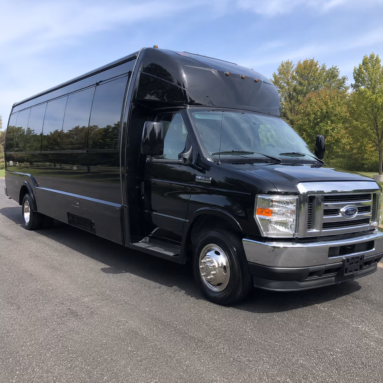 Orlando Private Event Transportation party bus exterior