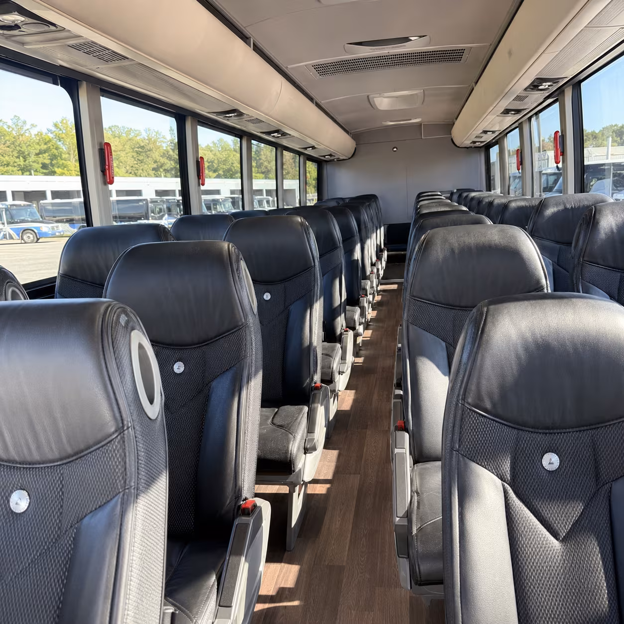 Orlando School Event Transportation party bus interior