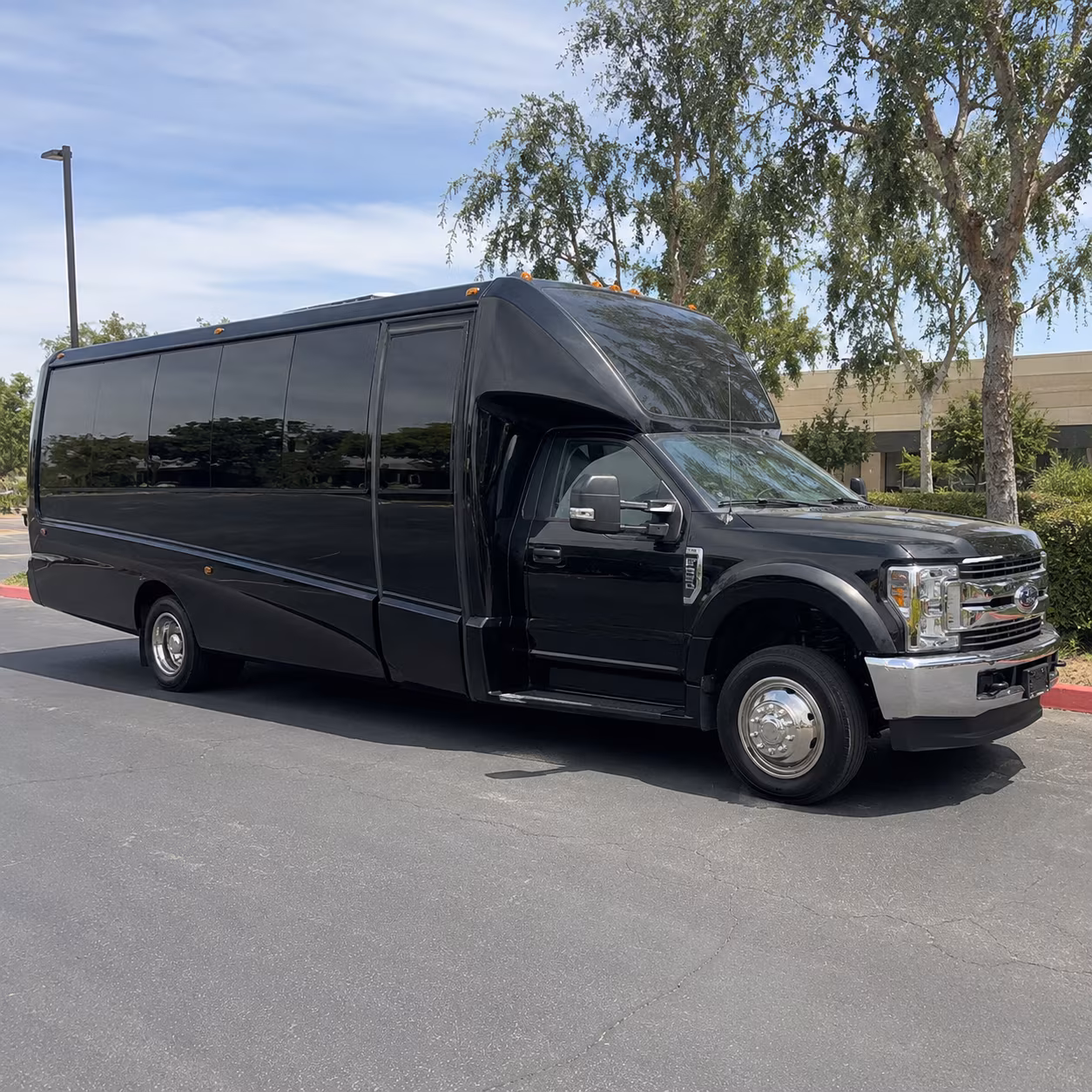 Orlando Sporting Event Transportation party bus exterior
