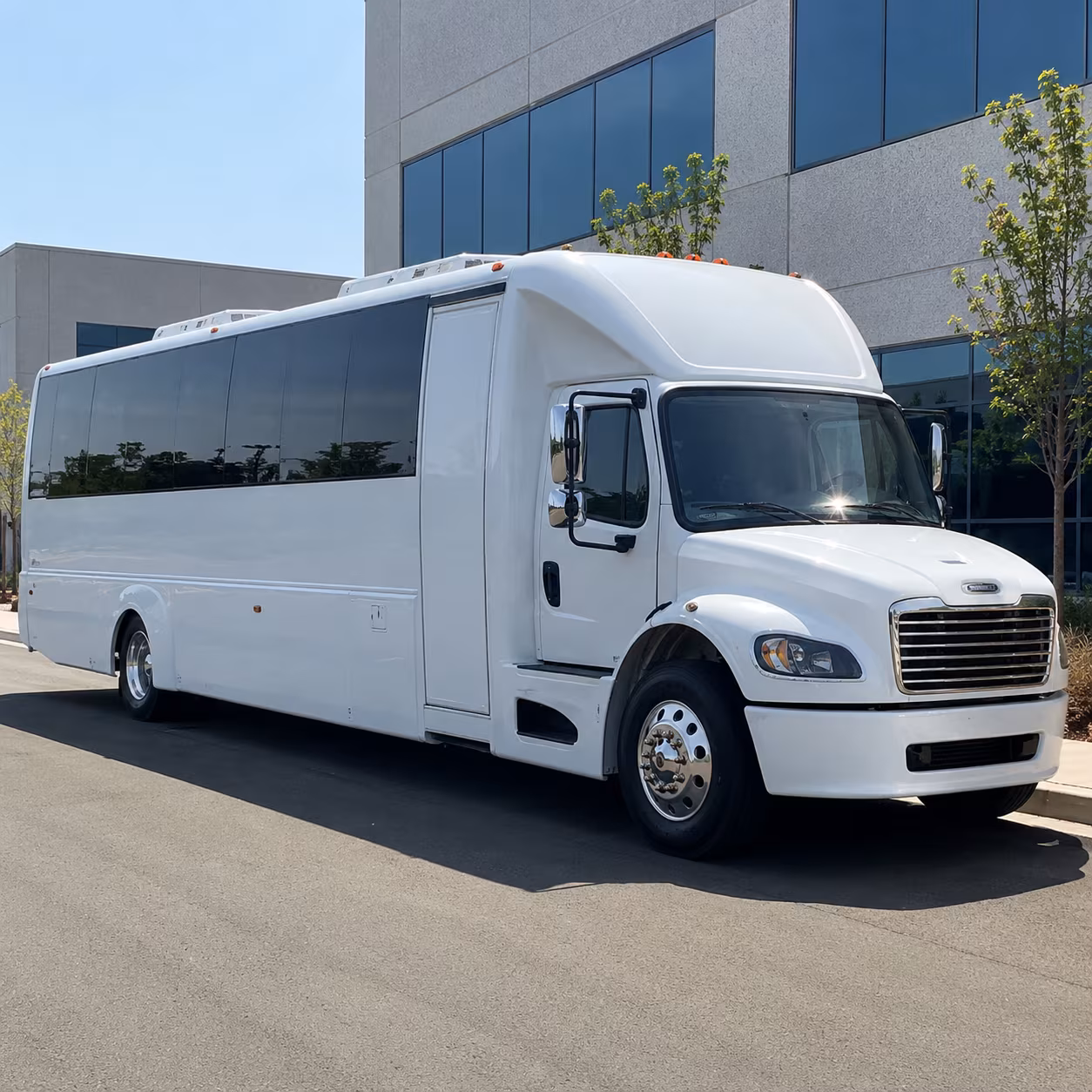 Orlando Sporting Event Transportation party bus exterior