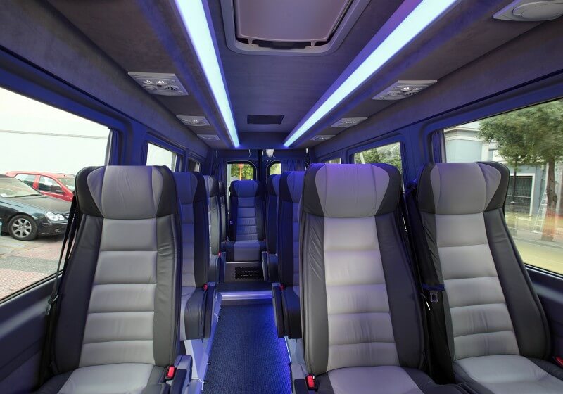 Tampa 18 Passenger Van/Minibus Interior