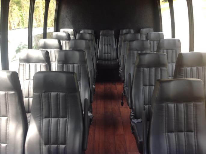 Tampa 30 Passenger Shuttle Bus Interior
