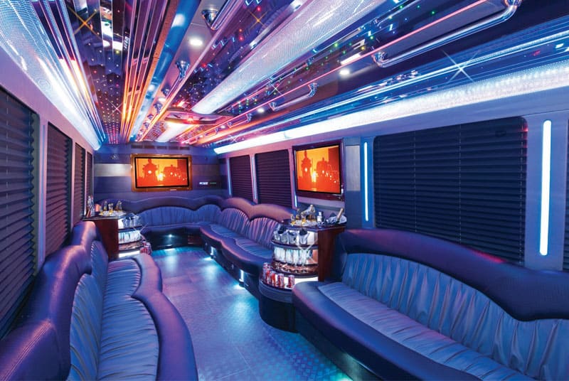 Melbourne 20 Passenger Party Bus Interior